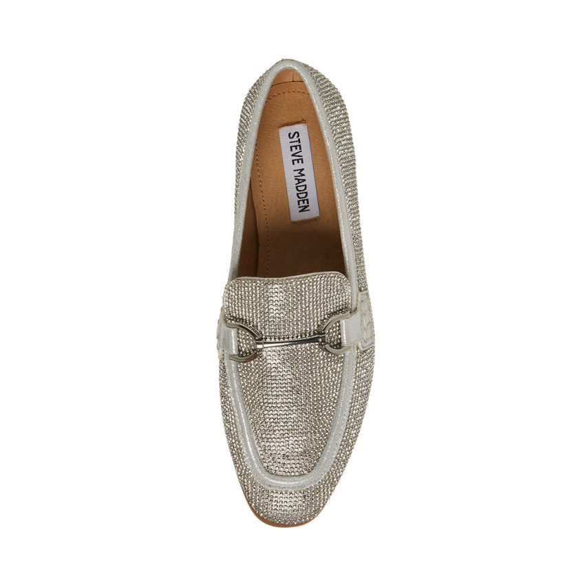 Silver Steve Madden Carrine-r Women's Loafers | PH 9524MEZ